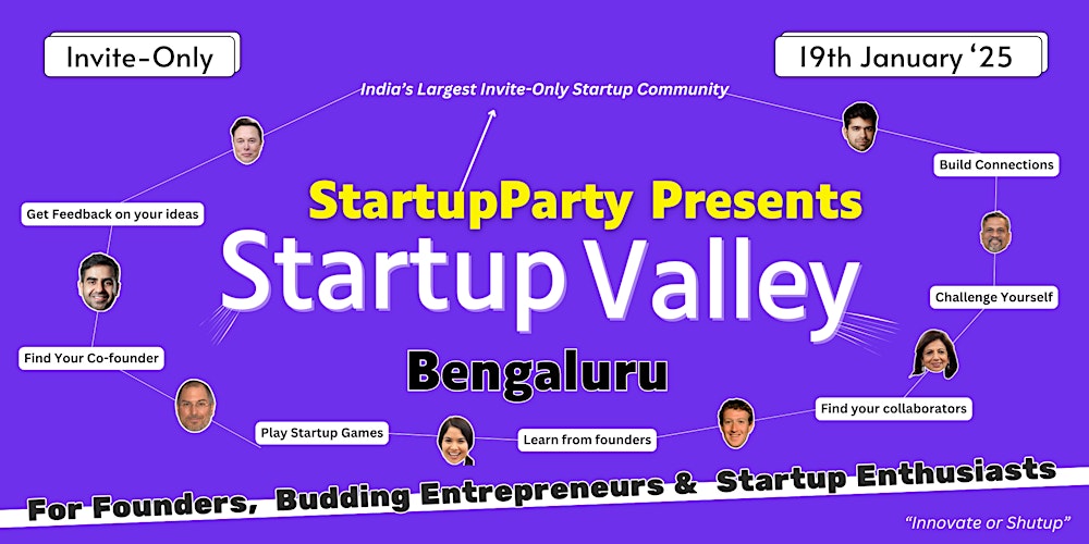 Startup Valley – The Coolest Startup Event in Bengaluru