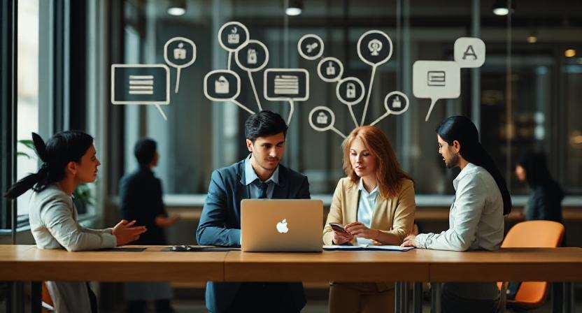 open line of communication with the customers